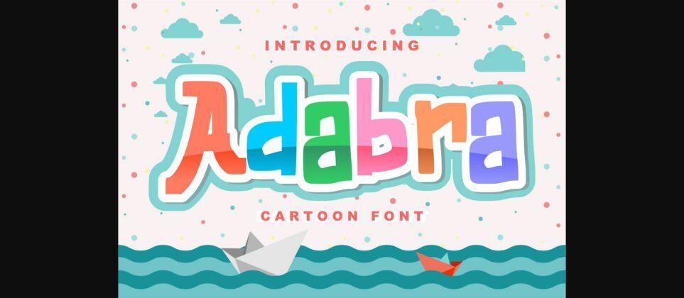 Adabra Font Poster 3