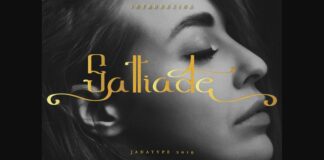 Sattiade Font Poster 1