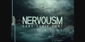 Nervousm Font Poster 1