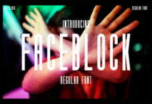 Faceblock Font