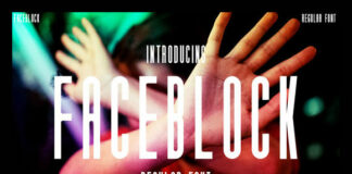 Faceblock Font