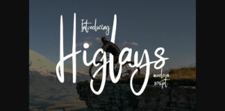 Higlays Font Poster 1