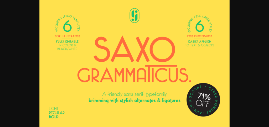 Saxo Grammaticus Font Poster 3