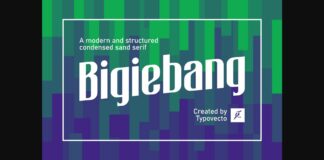 Bigiebang Font Poster 1