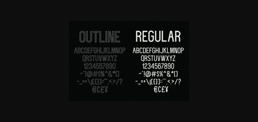 Deflagrate Font Poster 5