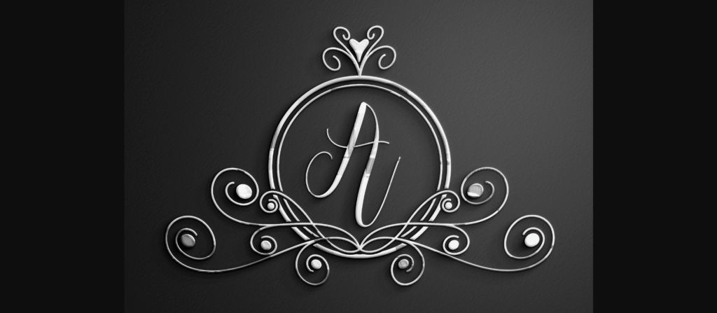 A Monogram Font Poster 3