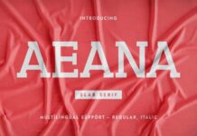 Aeana Fonts