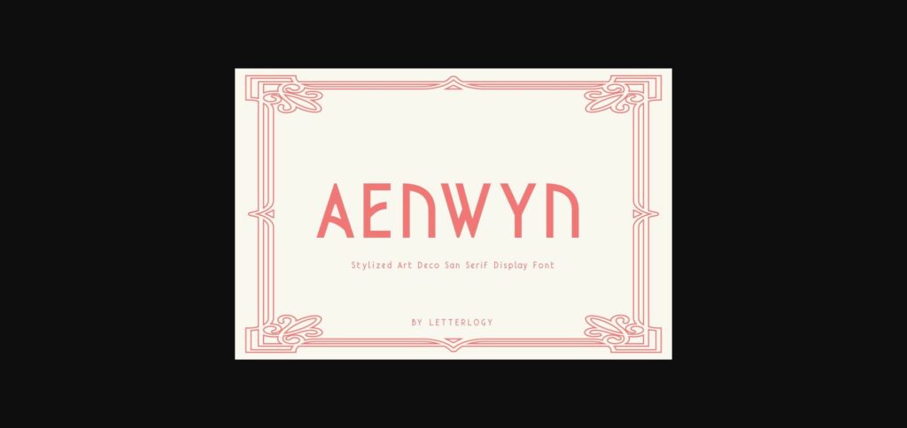 Aenwyn Font Poster 3