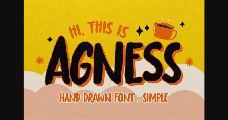 Agness Font Poster 3