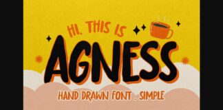 Agness Font Poster 1