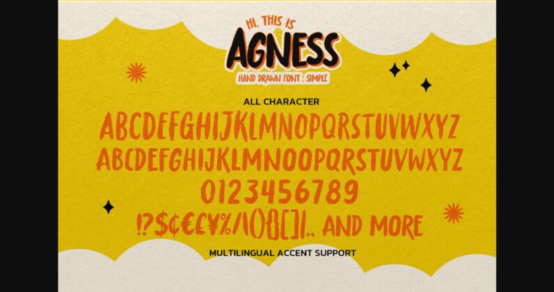 Agness Font Poster 8