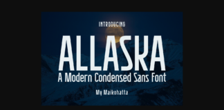 Allaska Font Poster 1