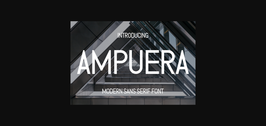 Ampuera Font Poster 3