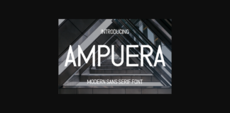 Ampuera Font Poster 1