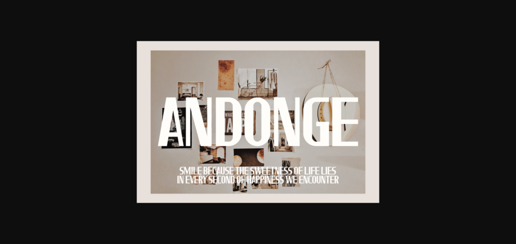 Andonge Font Poster 7