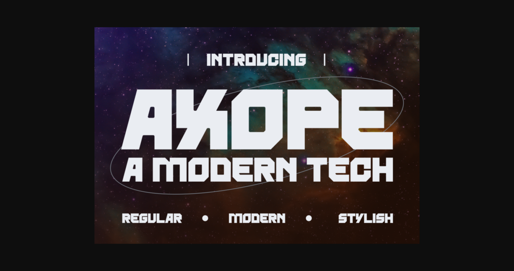 Axope Font Poster 1