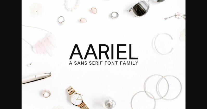 Aariel Family Font Poster 3