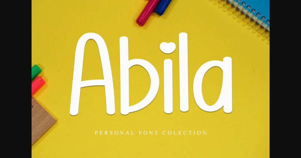 Abila Font Poster 1