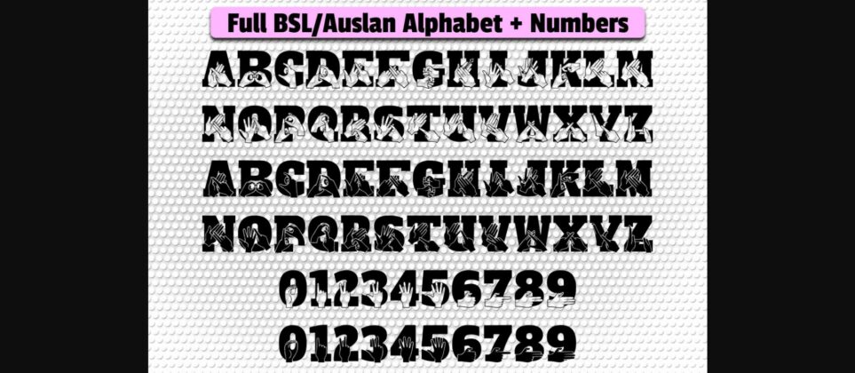 Able Lingo BSL 2 Font Poster 4