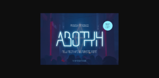 Abotyh Font Poster 1