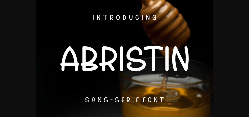 Abristin Font Poster 3