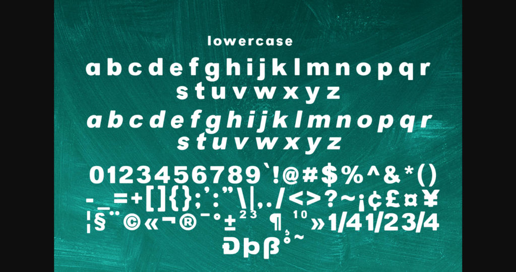 Accasia Font Poster 11