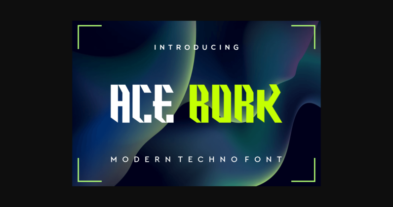 Acebork Font Poster 4