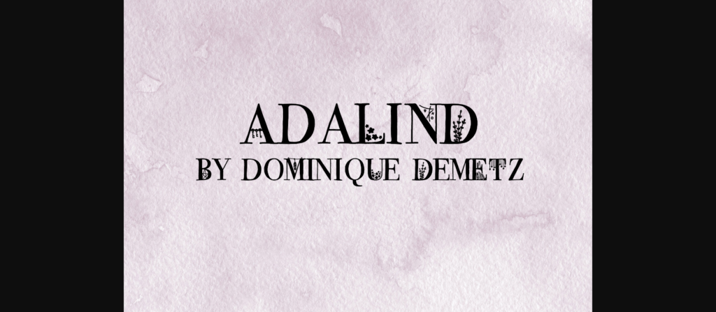 Adalind Font Poster 1