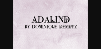 Adalind Font Poster 1