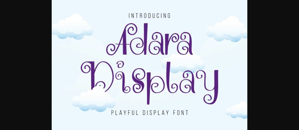 Adara Font Poster 1