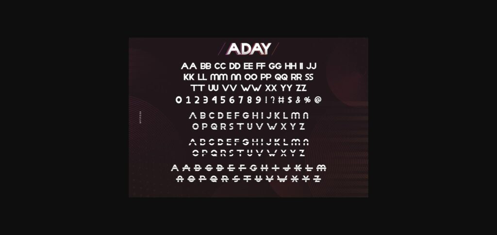 Aday Font Poster 10