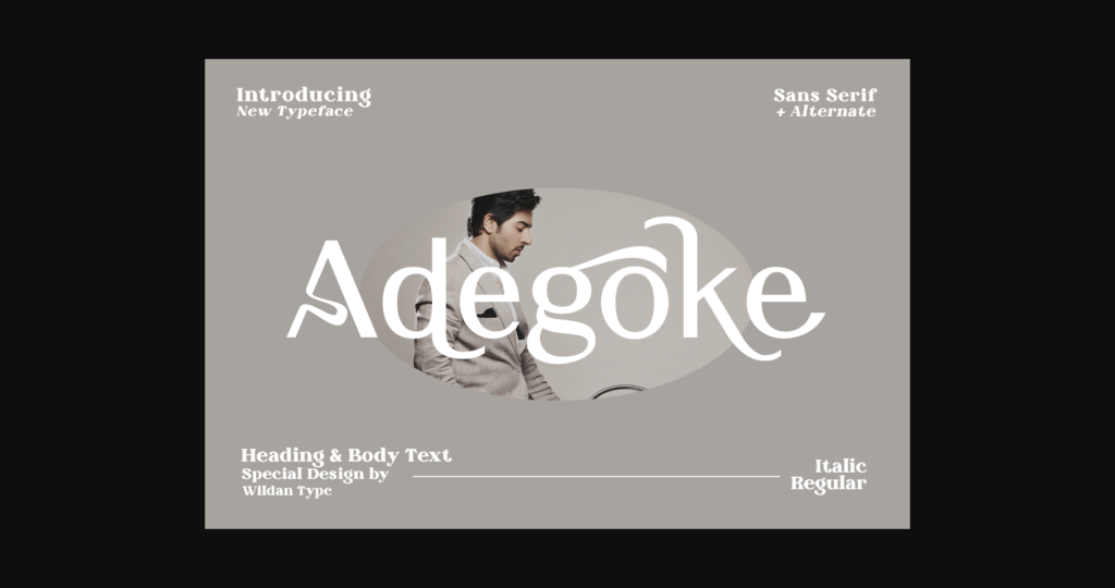 Adegoke Font Poster 1