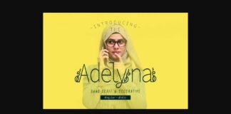 Adelyna Font Poster 1