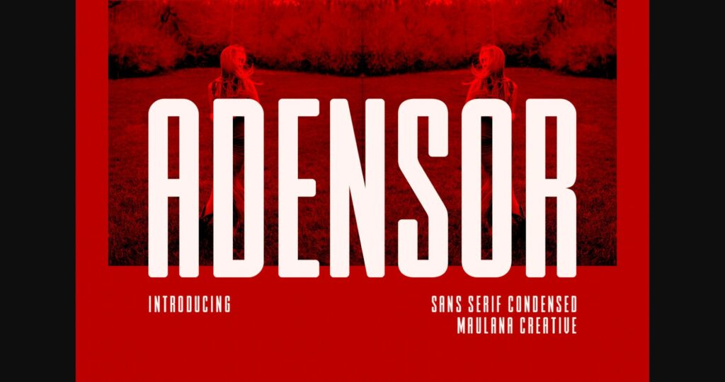 Adensor Font Poster 3