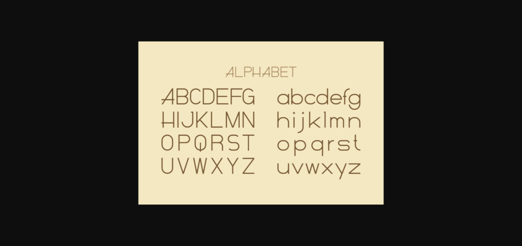 Aderra Font Poster 4