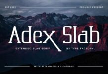 Adex Slab Fonts