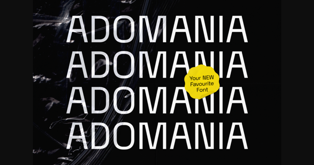 Adomania Font Poster 8