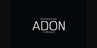 Adon Font Poster 1