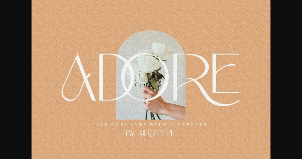 Adore Font Poster 3