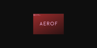 Aerof Font Poster 1