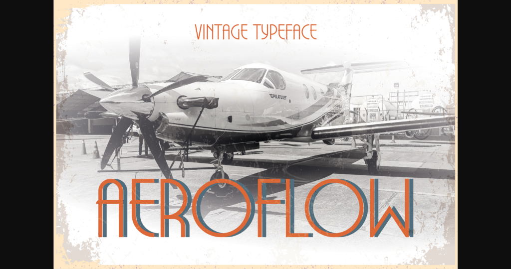 Aeroflow Font Poster 3