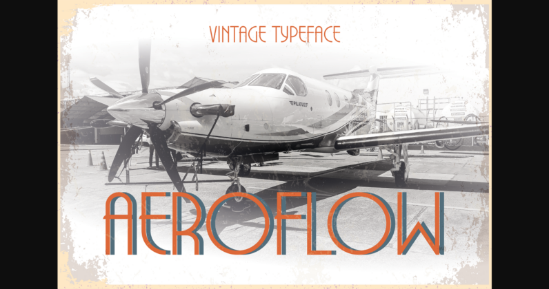 Aeroflow Font Poster 3