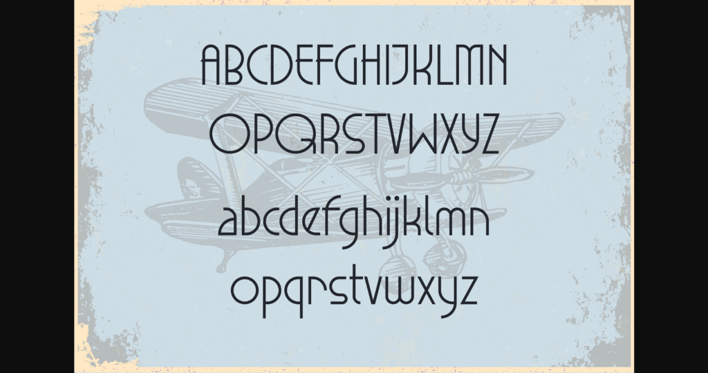 Aeroflow Font Poster 5