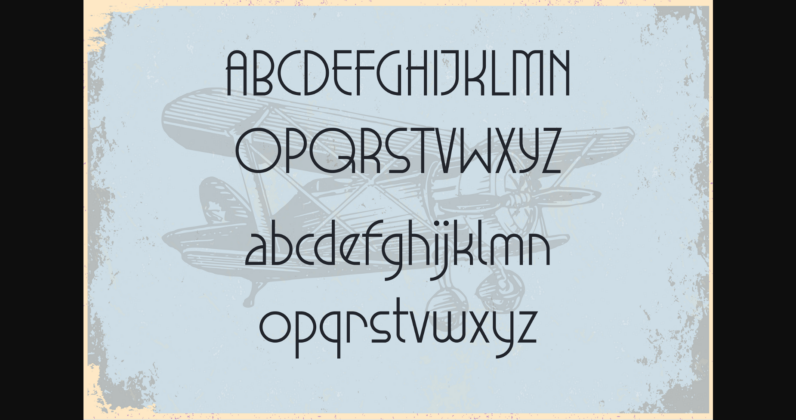 Aeroflow Font Poster 5