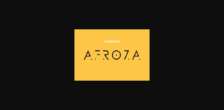 Afroza Font Poster 1