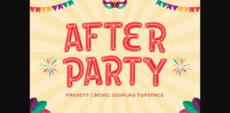 After Party Font Poster 1