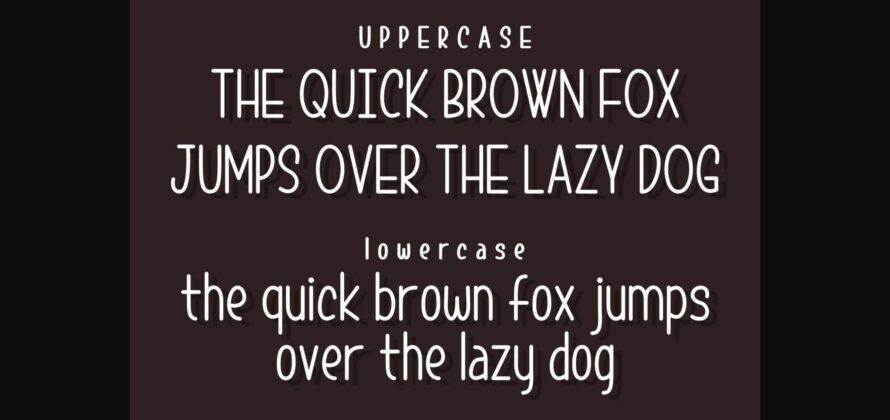 Afternoon Coffee Font Poster 4