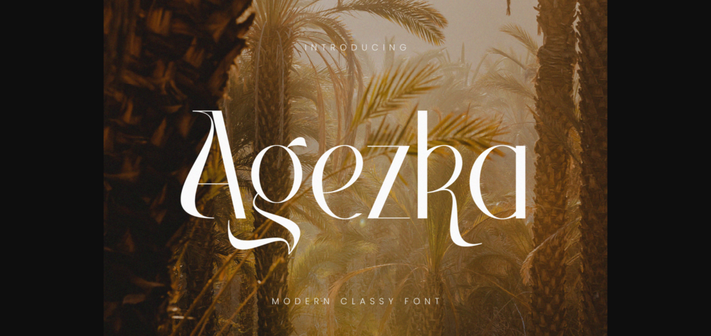 Agezka Font Poster 3