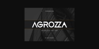 Agrozza Font Poster 1