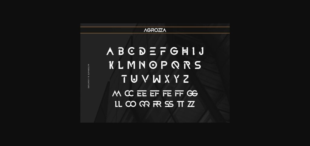 Agrozza Font Poster 9